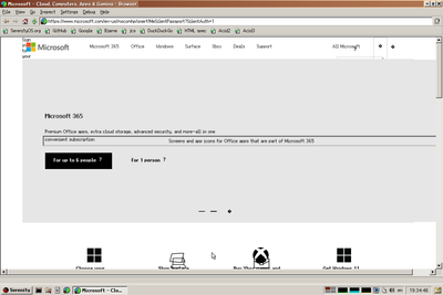 Screenshot of microsoft.com rendered by LibWeb